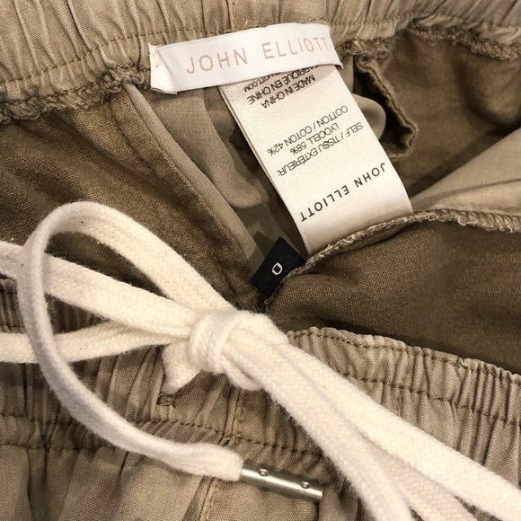 JOHN ELLIOTT Tan Himalayan Cargo Jogger Pants 0 XS $348 Sold Out - Picture 8 of 8